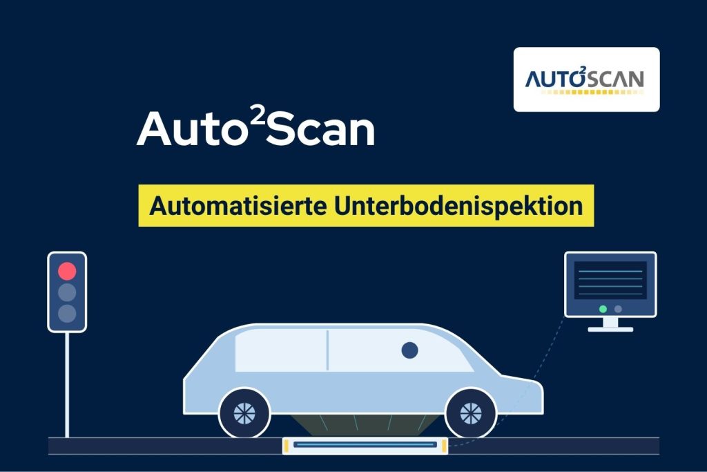 Farbiges Standbild eines Fahrzeugunterbodens, aufgenommen mit dem Auto²Scan Inspektionssystem